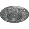 Ekena Millwork Whitman Ceiling Medallion (For Canopies up to 3 3/4"), Hand-Painted Platinum, 13"OD x 1 3/8"P CM13WHPLS - alternate 2